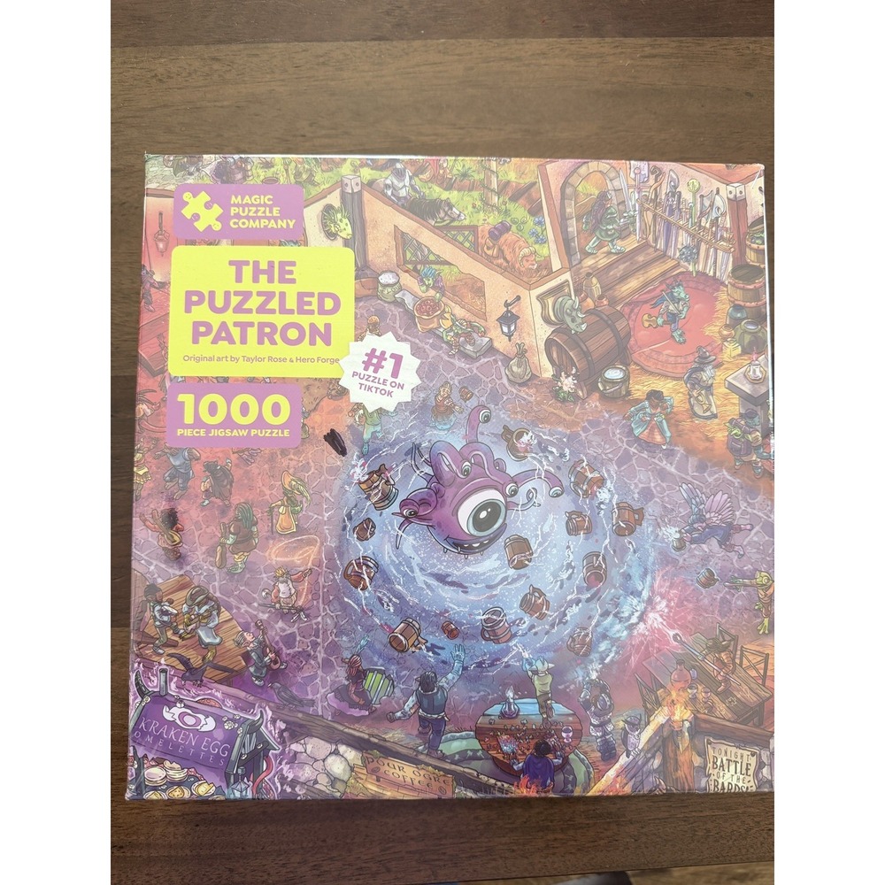 NEW The Puzzled Patron • 1000-Piece Jigsaw Puzzle Series 3 Sealed Package